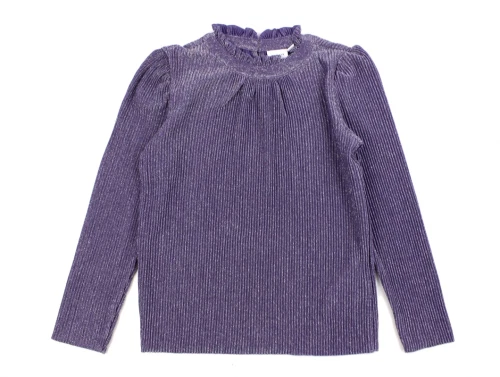 Name It loganberry glitter top